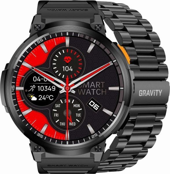 Смарт-годинник Gravity GT23-1 Black 621779 фото