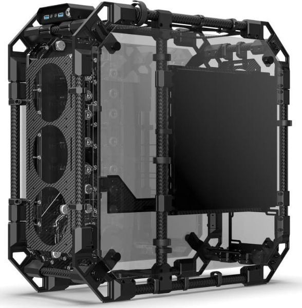 Корпус Alphacool Apex Pro Skeleton Carbon 541820 фото