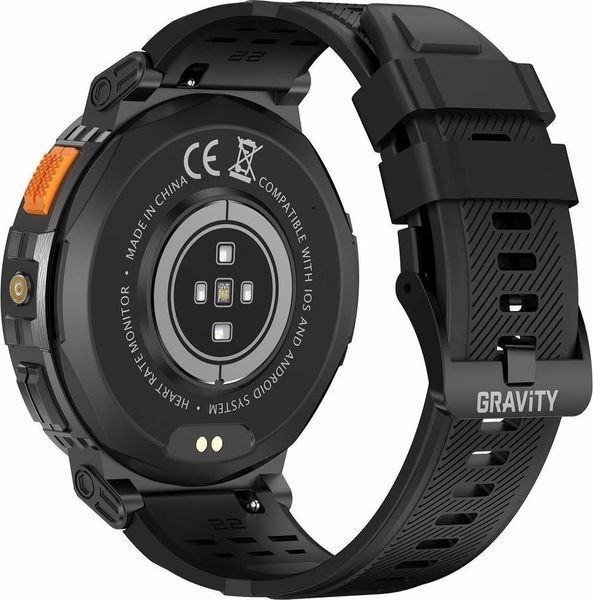 Смарт-годинник Gravity GT23-1 Black 621779 фото