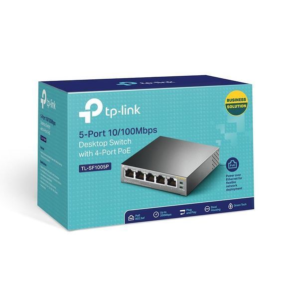 Комутатор некерований TP-Link TL-SF1005P 461780ua фото
