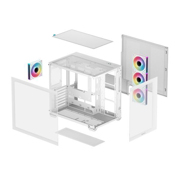 Корпус Deepcool CG530 4F White (R-CG530-WHADA4-G-1) 578516ua фото
