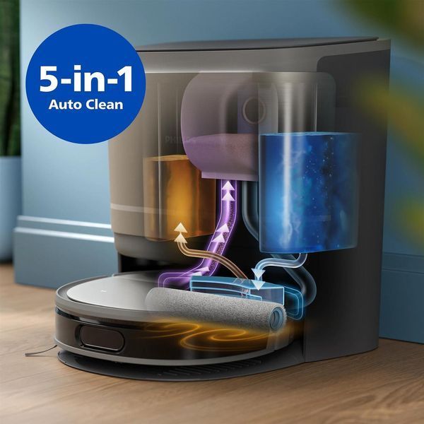 Робот-пылесос с влажной уборкой Philips HomeRun Series 9000 XU9100/10 623712ua фото