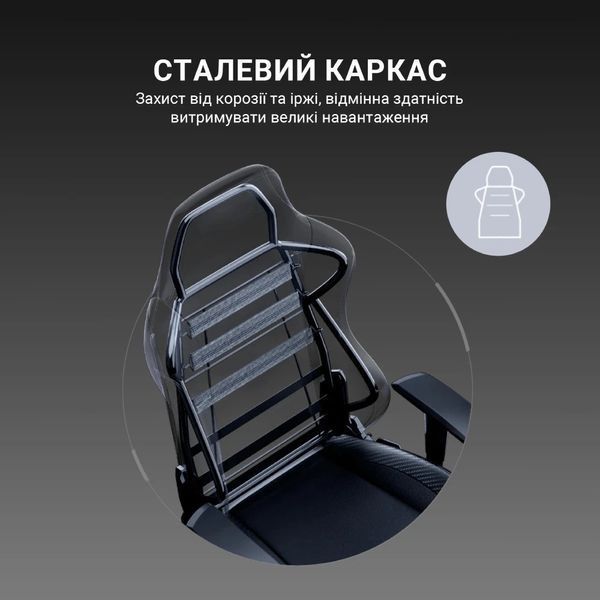 Компьютерное кресло для геймера Anda Seat Luna Pro L Gray Fabric (AD18T-44-G-F) 622955ua фото