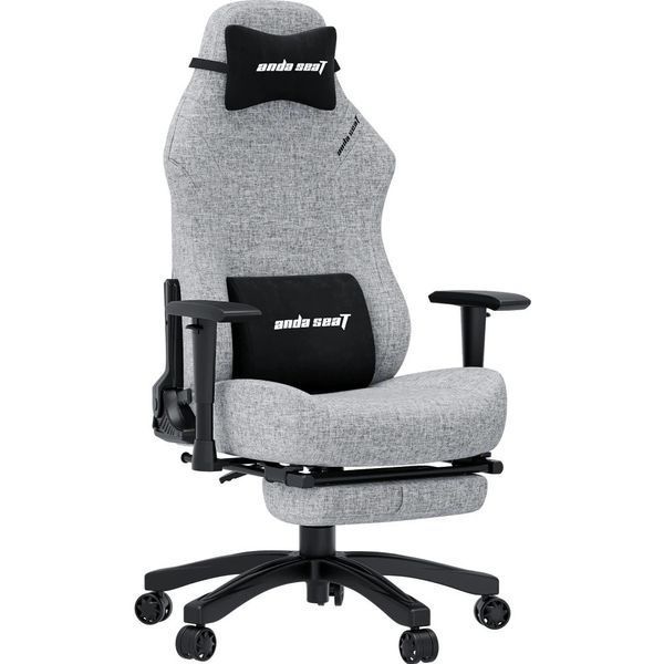 Компьютерное кресло для геймера Anda Seat Luna Pro L Gray Fabric (AD18T-44-G-F) 622955ua фото
