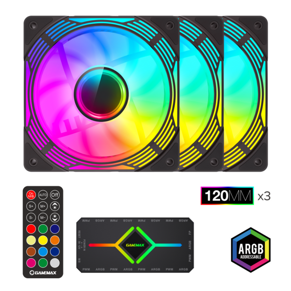 Вентилятор GameMax KF300 BK 627840ua фото