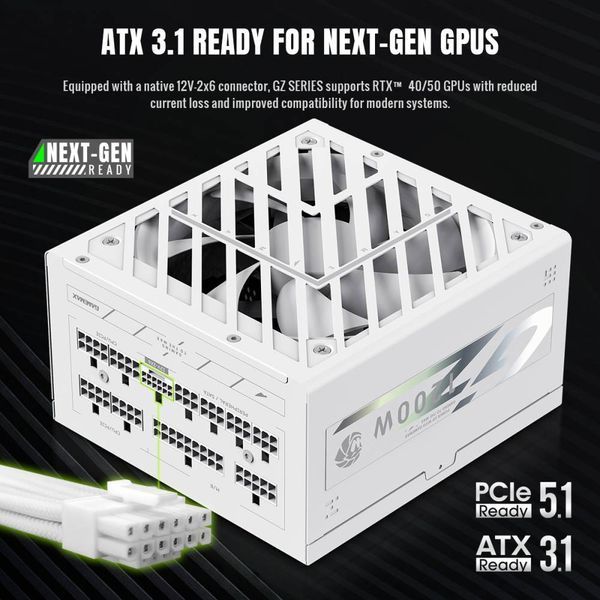 Блок питания GameMax GZ-1200G White 627788ua фото