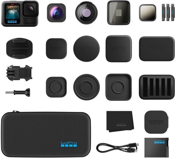 Екшн-камера GoPro HERO13 Black + Full HB Lens Mod Collection (CHDRB-132-RW) 619431 фото