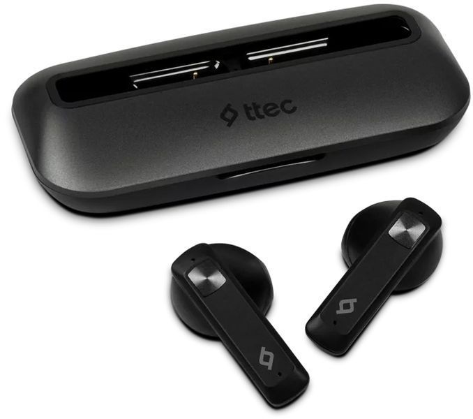 Навушники TWS Ttec AirBeat UltraSlim Space Gray (2KM136UG) 579286ua фото