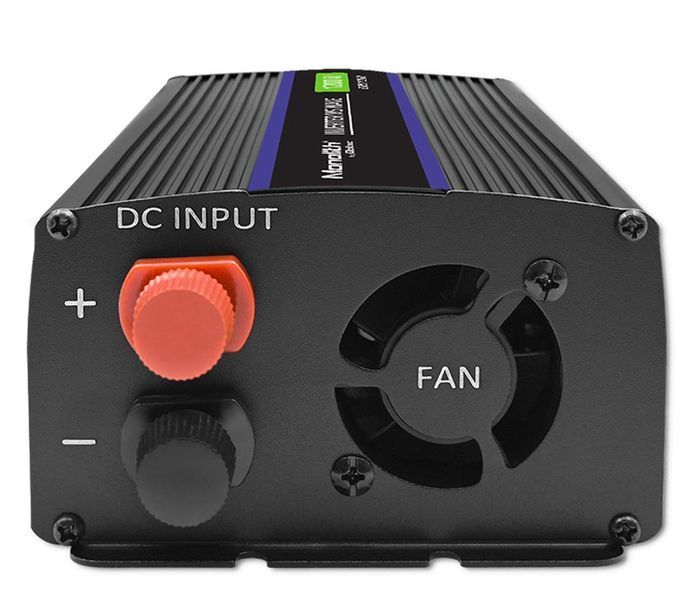 Перетворювач (інвертор) DC-AC Qoltec 12V/230V 600/1200W (51925) 508201 фото