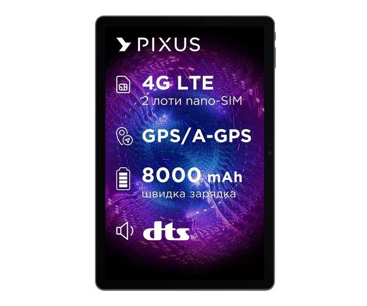 Планшет Pixus Titan 8/256GB LTE Gray 623561ua фото