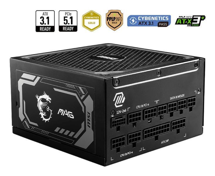 Блок питания MSI MAG A1000GL PCIE5 570451ua фото