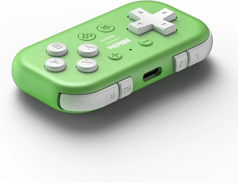 Геймпад 8BitDo Micro Bluetooth Green 572335 фото
