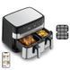 Мультипечь (аэрофритюрница) Tefal Dual Easy Fry & Grill Air Fryer EY905D10 510587ua фото 1