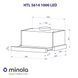 Витяжка телескопічна Minola HTL 5614 BLF 1000 LED 627962ua фото 1