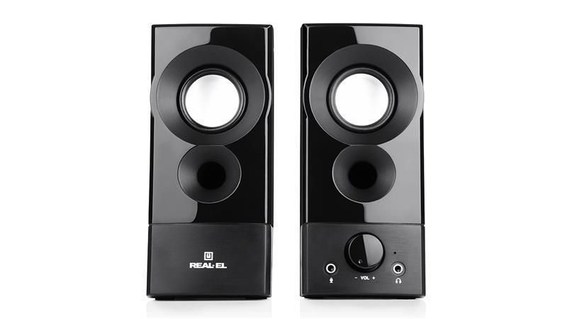 Компьютерные колонки Real-El S-90 Black (EL121100011) 578255ua фото