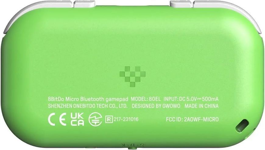 Геймпад 8BitDo Micro Bluetooth Green 572335 фото