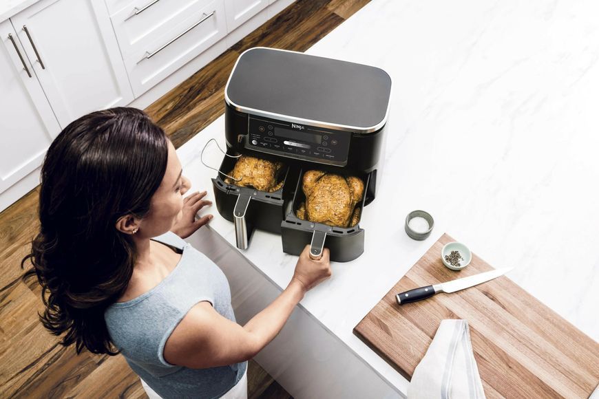 Мультипіч (аерофритюрниця) Ninja Foodi Max Dual Zone Smart Cook AF451EU 510570 фото