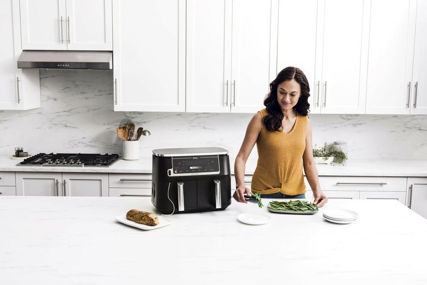 Мультипіч (аерофритюрниця) Ninja Foodi Max Dual Zone Smart Cook AF451EU 510570 фото