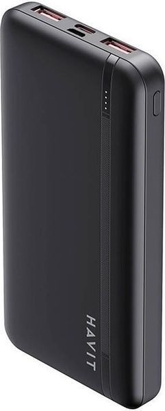 Зовнішній акумулятор (павербанк) Havit HV-PB90 10000mAh 20W Black 619694 фото