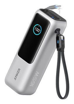 Зовнішній акумулятор (павербанк) Anker ZOLO Power Bank 25000mAh 165W Silver(A1695H41) 613558 фото
