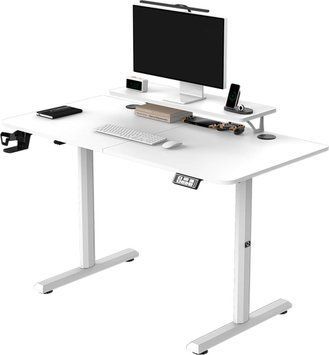 Геймерський ігровий стіл Ultradesk Highlander White (UDESK-HG-WT) 556287 фото