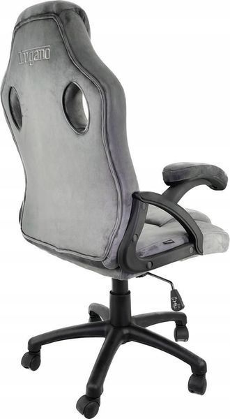 Компьютерное кресло для геймера Lugano Carrera M Grey Fabric 495027 фото