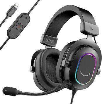 Навушники з мікрофоном Fifine H6 Black 569014ua фото