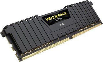 Память для настольных компьютеров Corsair 16 GB DDR4 2666 MHz Vengeance LPX Black (CMK16GX4M1A2666C16) 337475 фото