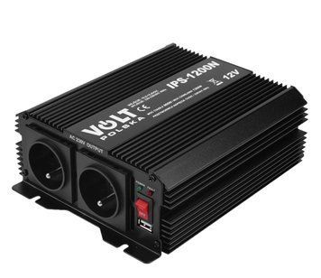 Перетворювач (інвертор) DC-AC Volt Polska IPS 1200 N 12/230V 800/1200W (3IPS120012) 508204 фото