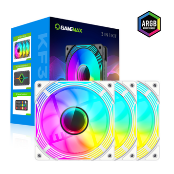 Вентилятор GameMax KF300 WH 627841ua фото