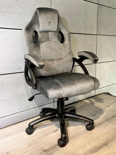 Компьютерное кресло для геймера Lugano Carrera M Grey Fabric 495027 фото