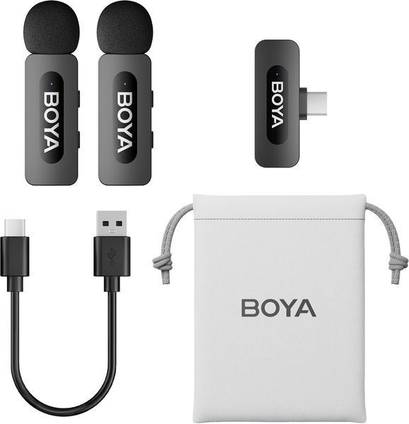 Мікрофонна радіосистема для смартфона Boya BY-V20 USB Type-C 623207ua фото