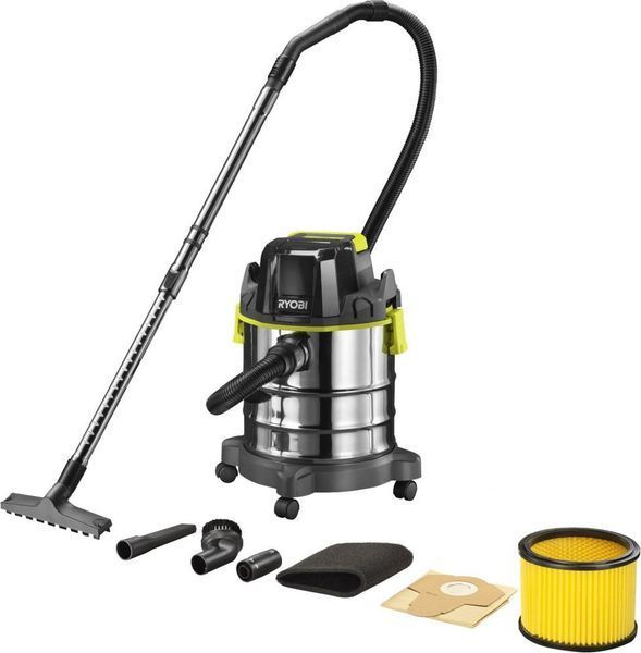 Будівельний пилосос Ryobi One+ R18WDV-0 (5133004724) 618778 фото