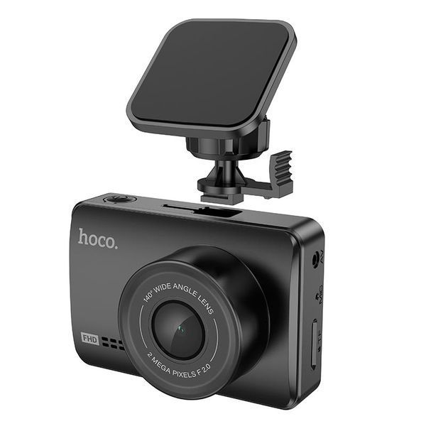 Автомобильный видеорегистратор Hoco DV3 Black (6942007608183) 554694ua фото