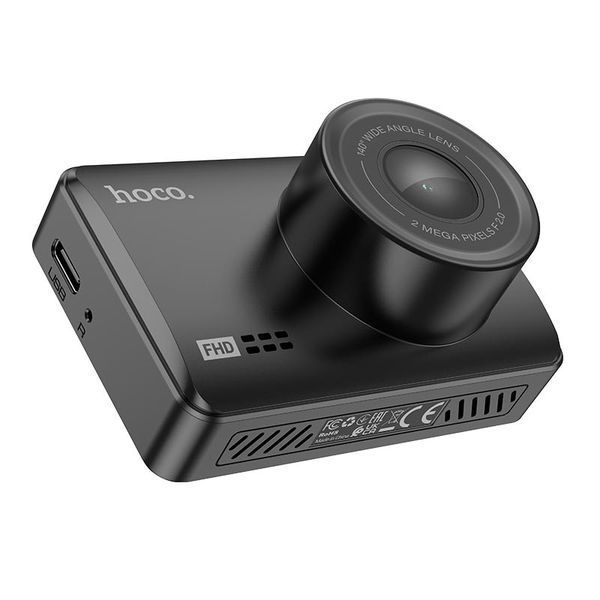 Автомобильный видеорегистратор Hoco DV3 Black (6942007608183) 554694ua фото