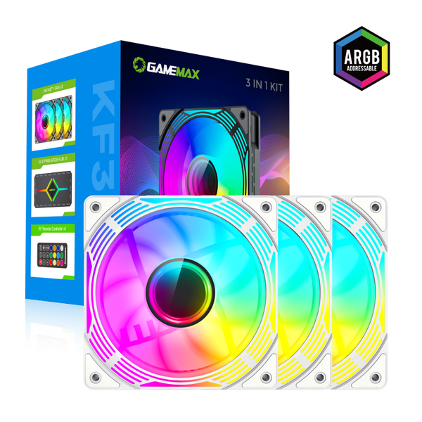 Вентилятор GameMax KF300 WH 627841ua фото