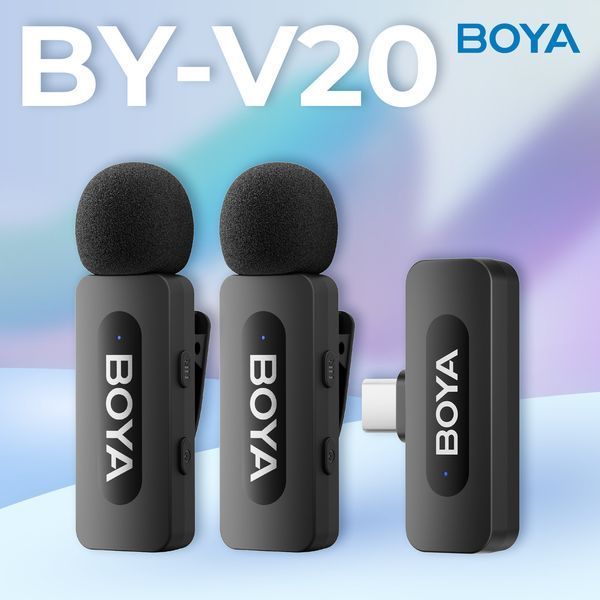Мікрофонна радіосистема для смартфона Boya BY-V20 USB Type-C 623207ua фото
