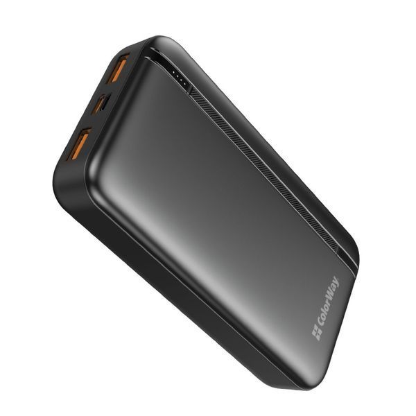Внешний аккумулятор (павербанк) ColorWay 20000mAh 22.5W Black (CW-PB200LPB4BK-PD) 628204ua фото