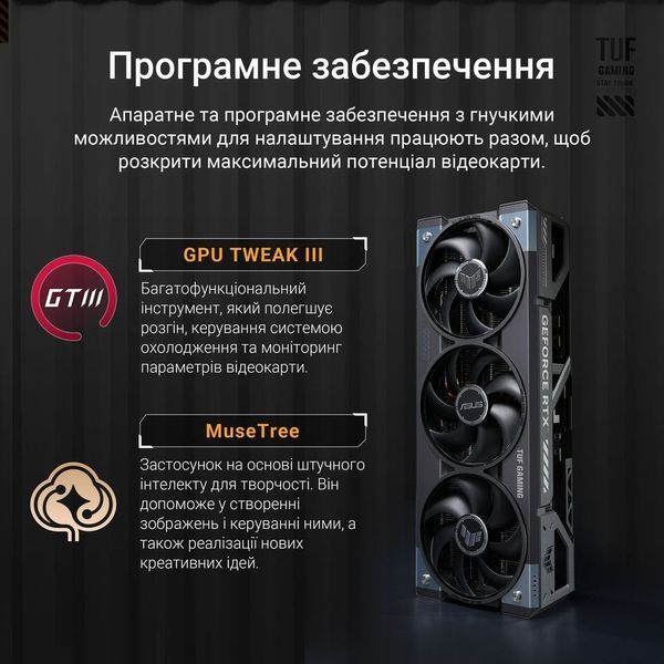 Відеокарта Asus TUF-RTX5080-O16G-GAMING 577621ua фото
