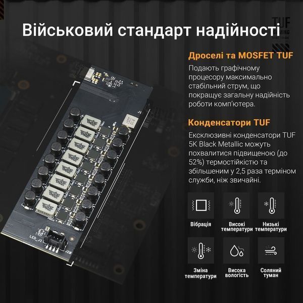 Відеокарта Asus TUF-RTX5080-O16G-GAMING 577621ua фото
