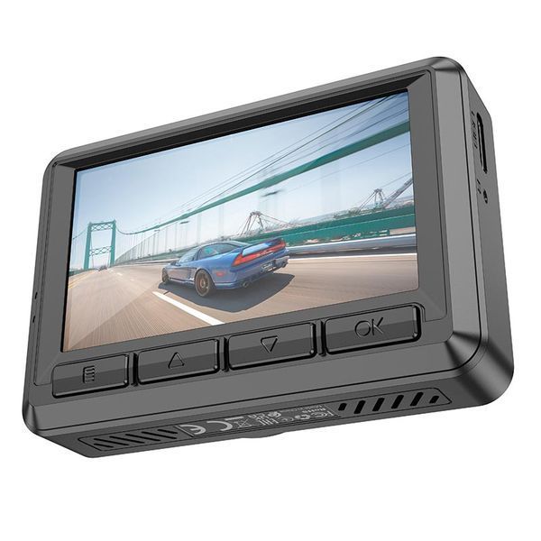 Автомобильный видеорегистратор Hoco DV3 Black (6942007608183) 554694ua фото