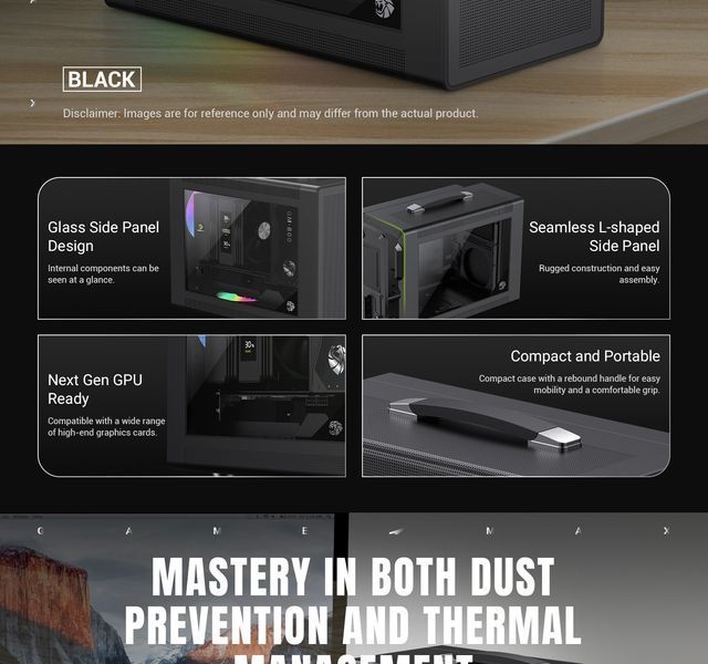 Корпус GameMax Spark Air Black 630531ua фото