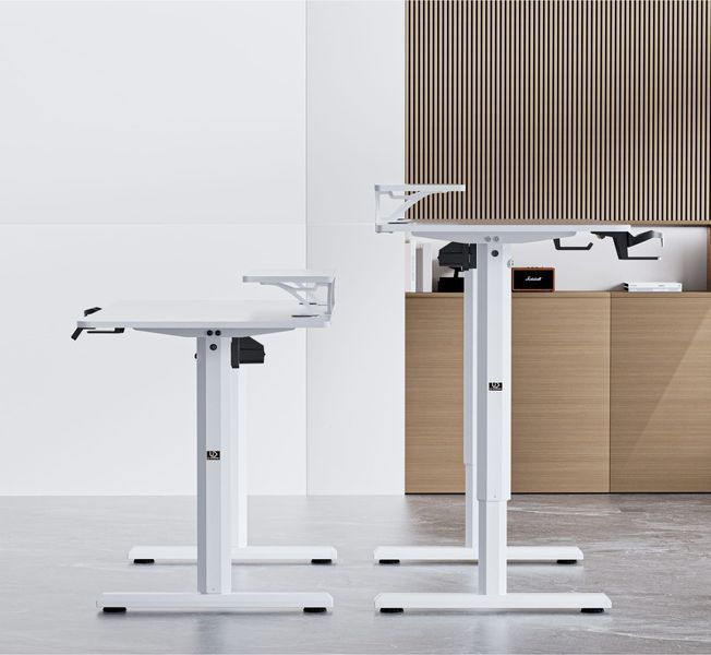 Геймерський ігровий стіл Ultradesk Highlander White (UDESK-HG-WT) 556287 фото