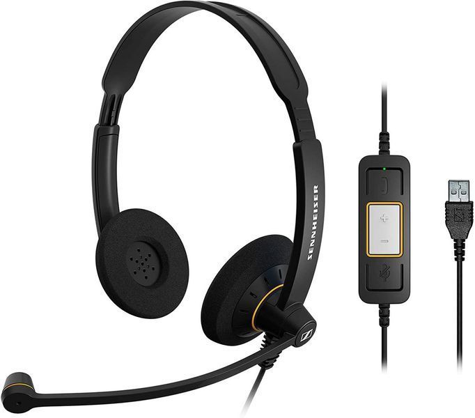 Навушники з мікрофоном Sennheiser Epos SC 60 USB ML Black (1000551) 355016 фото