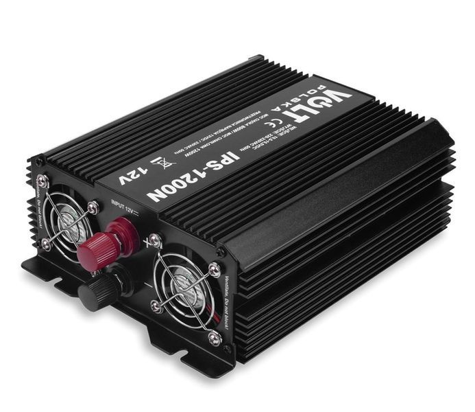 Перетворювач (інвертор) DC-AC Volt Polska IPS 1200 N 12/230V 800/1200W (3IPS120012) 508204 фото
