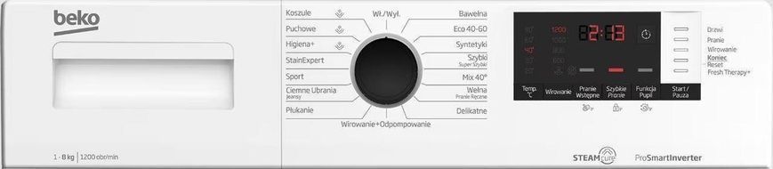 Стиральная машина автоматическая Beko WUV8612WPBSE 461847ua фото