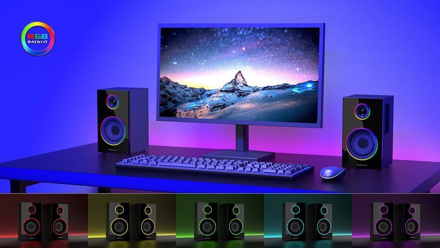 Акустические колонки Real-El S-410 Black (EL121200016) 577255ua фото