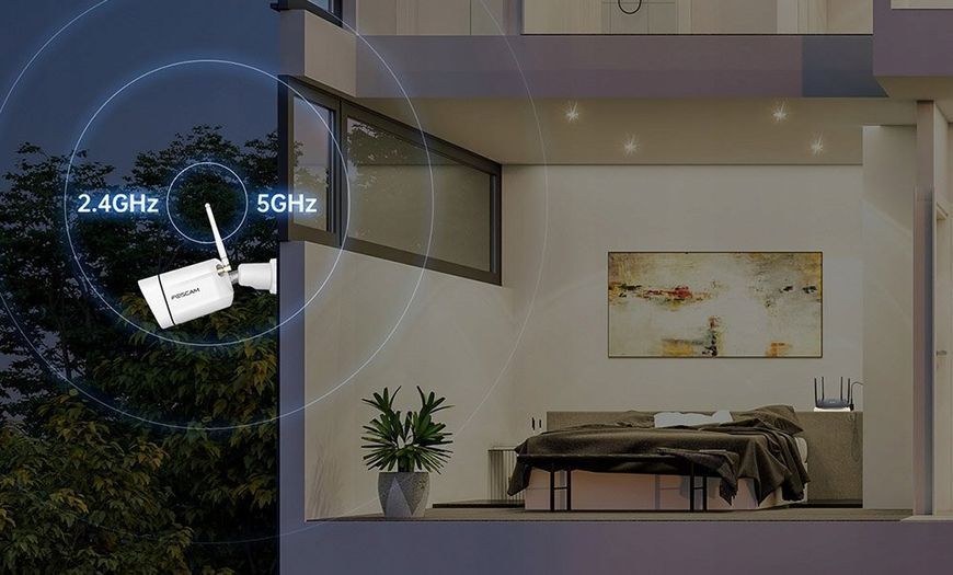 IP-камера відеоспостереження Foscam V5P 5MP WI-FI White 505494 фото