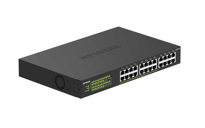 Комутатор некерований Netgear GS324P (GS324P-100EUS) 507212ua фото