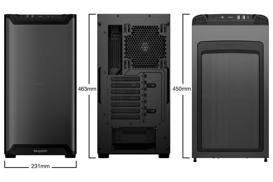 Корпус Be Quiet! Pure Base 501 Airflow Window Black (BGW74) 568406 фото
